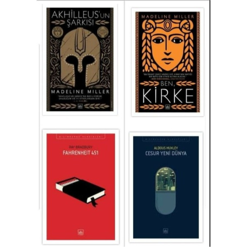 Ben Kirke + Akhilleus'un Şarkısı + Cesur Yeni Dünya + Fahrenheit 451 Korku-Gerilim Fiyatı