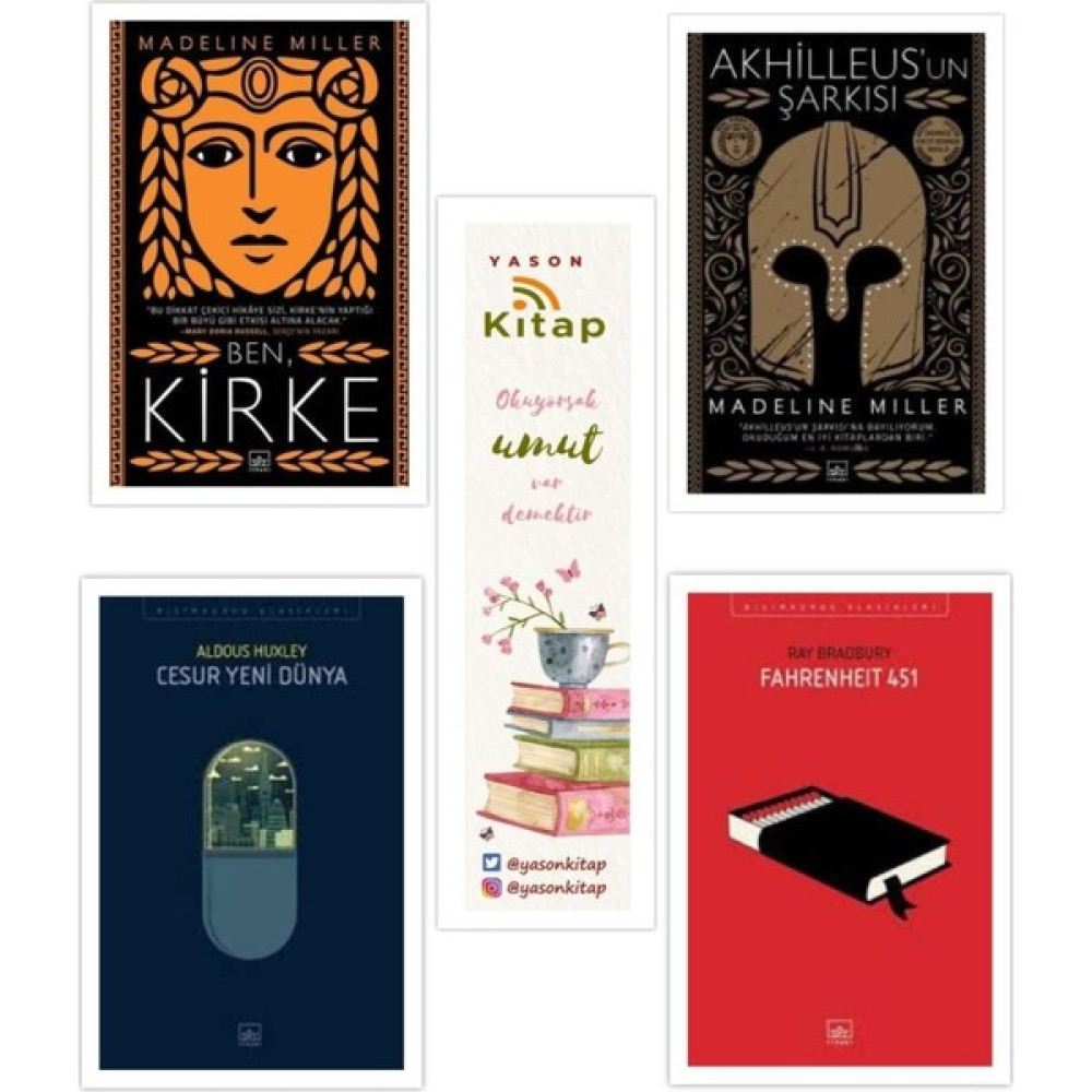 Ben Kirke - Akhilleus'un Şarkısı - Cesur Yeni Dünya - Fahrenheit 451 + Kitap Ayracı Bilim Kurgu & Fantastik Fiyatı