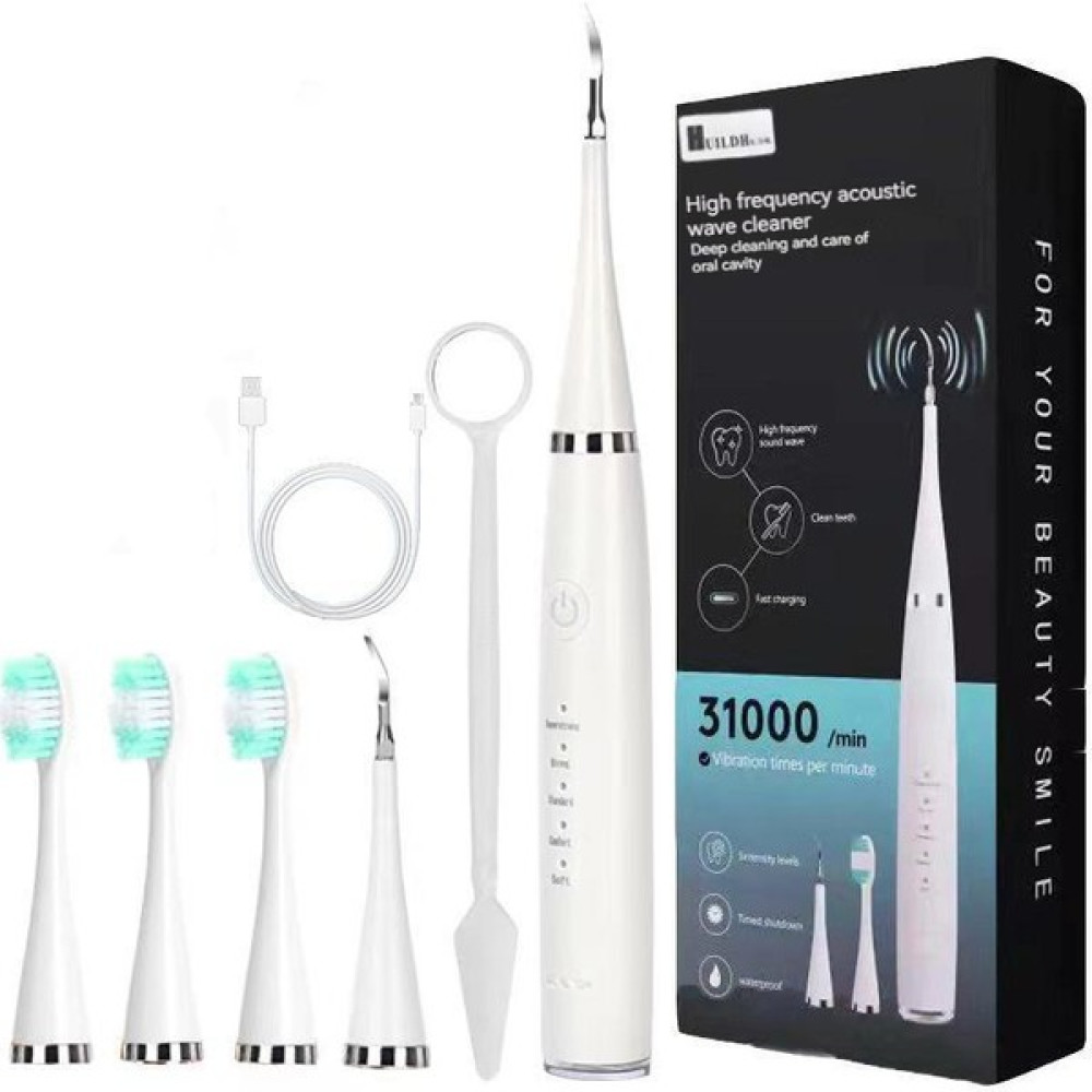 Ben Nevis Elektrikli Diş Taşı Temizleyici Diş Tartar Sökücü USB Şarjlı Diş Fırçası Kiti-Beyaz (Yurt Dışından) - Beyaz - 1 Şarjlı Diş Fırçası ve Aksesuarları Fiyatı