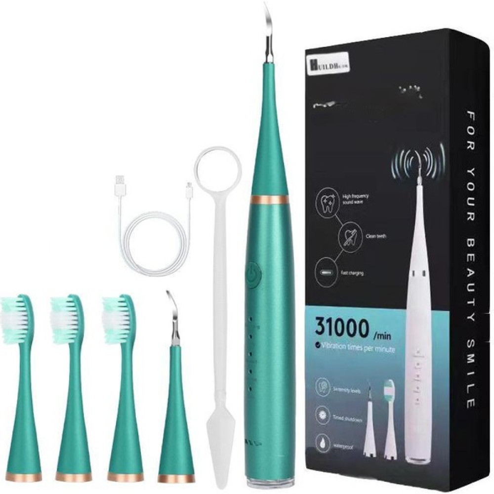 Ben Nevis Elektrikli Diş Taşı Temizleyici Diş Tartar Sökücü USB Şarjlı Diş Fırçası Kiti-Yeşil (Yurt Dışından) - Yeşil - 1 Şarjlı Diş Fırçası ve Aksesuarları Fiyatı