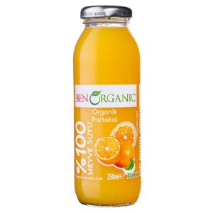 Ben Organıc Portakal Suyu 250 ml Limonata ve Meyve suyu Fiyatı