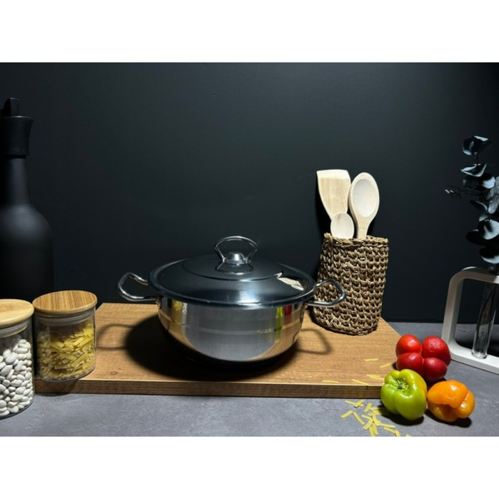 Bena Life 18/0 Crni Paslanmaz Çelik Tencere 20CM 3,2 Lt - Gümüş Tencereler Fiyatı