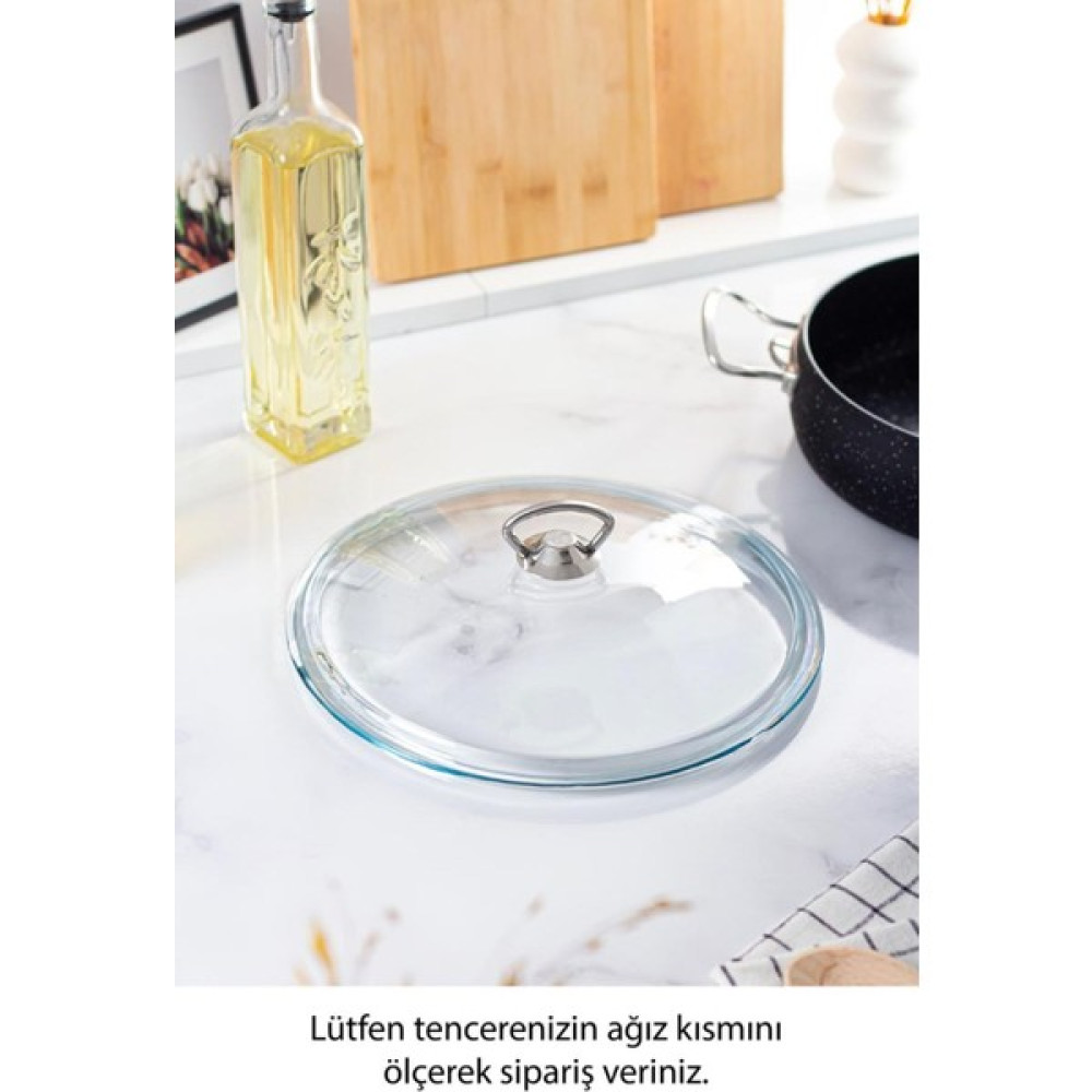 Bena Life 26 Cm Tencere Tava Sahan için Metal Kulplu Cam Kapak (TÜM TENCERELERE UYUMLUDUR) Tencere / Tava Setleri Fiyatı