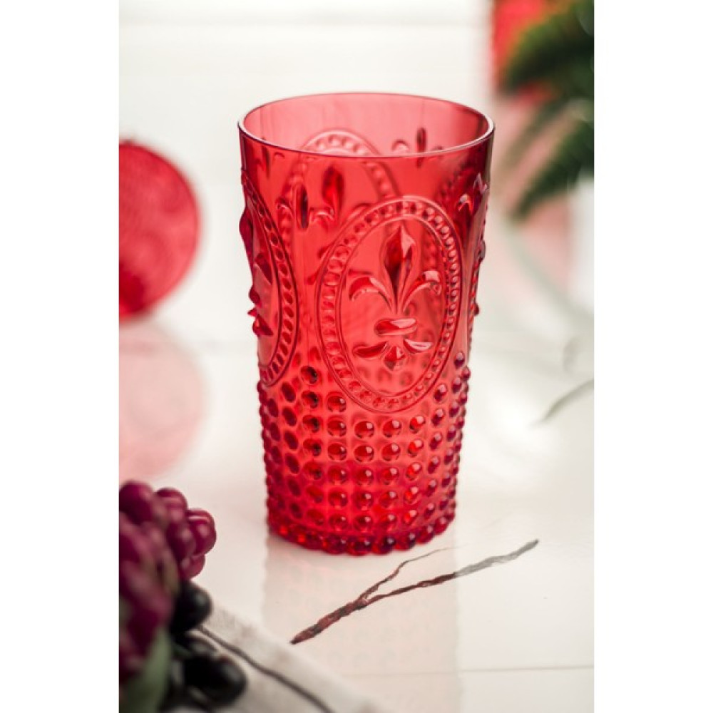 Bena Life Akrilik Kırmızı Tekli Uzun Bardak & Su Meşrubat Bardağı 750 ml ( Büyük Boy & Cam Değildir ) Fincan / Bardak / Kahve Takımı Fiyatı
