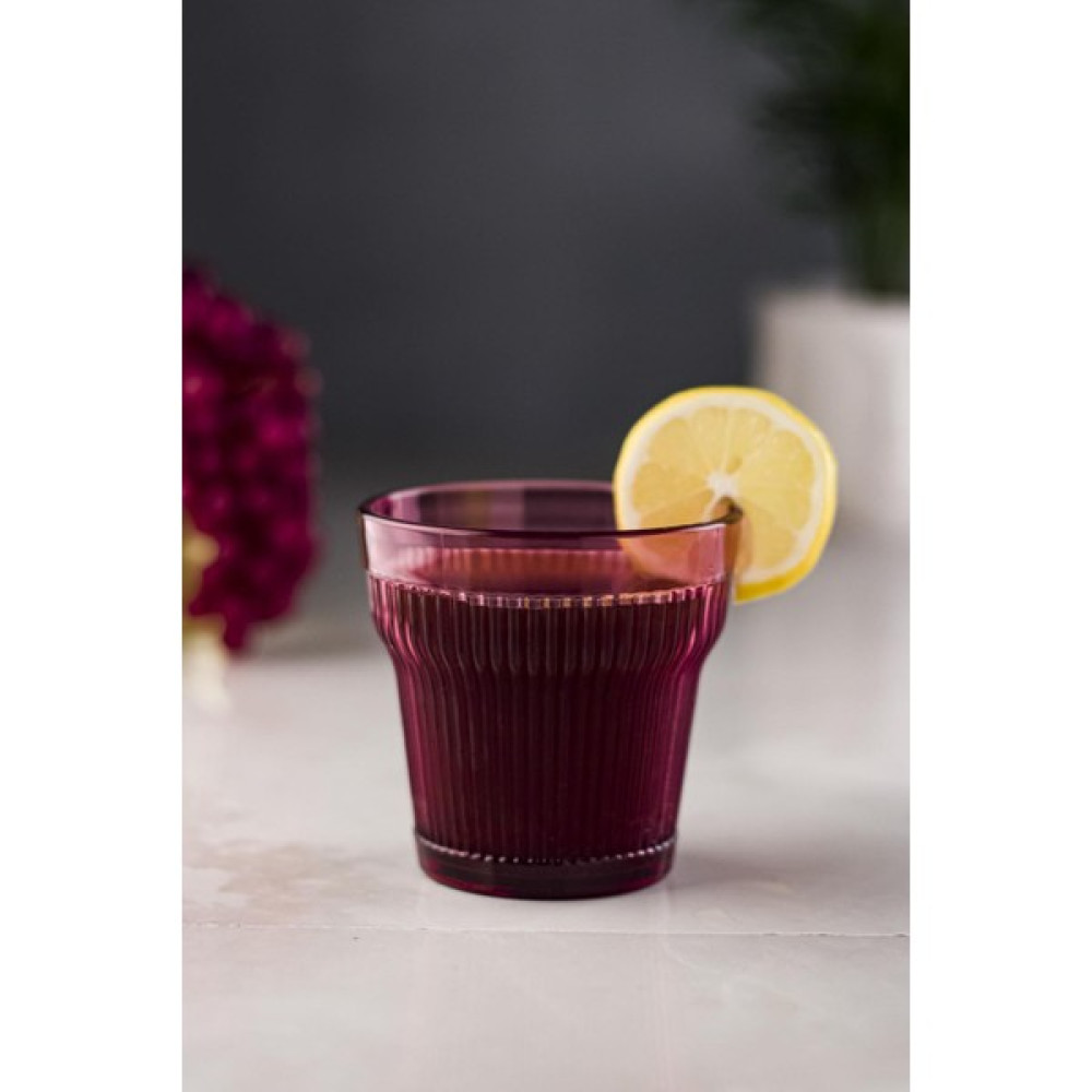 Bena Life Akrilik Mürdüm Tekli Kısa Bardak Su Meşrubat Kahve Yanı Bardağı 300 ml ( Cam Değildir ) Fincan / Bardak / Kahve Takımı Fiyatı