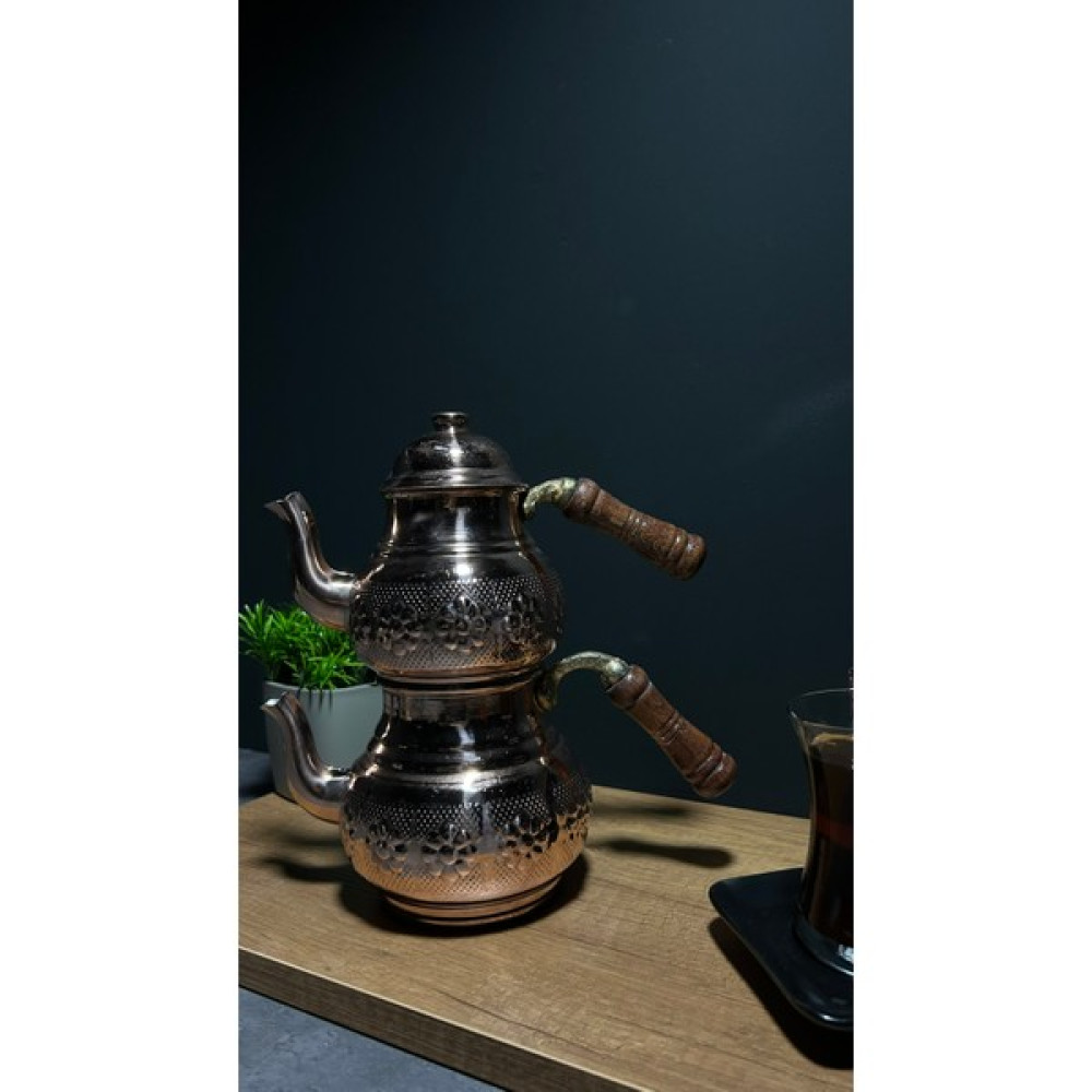 Bena Life Bakır Küçük Boy Çaydanlık Çay / Çaydanlık Setleri Fiyatı