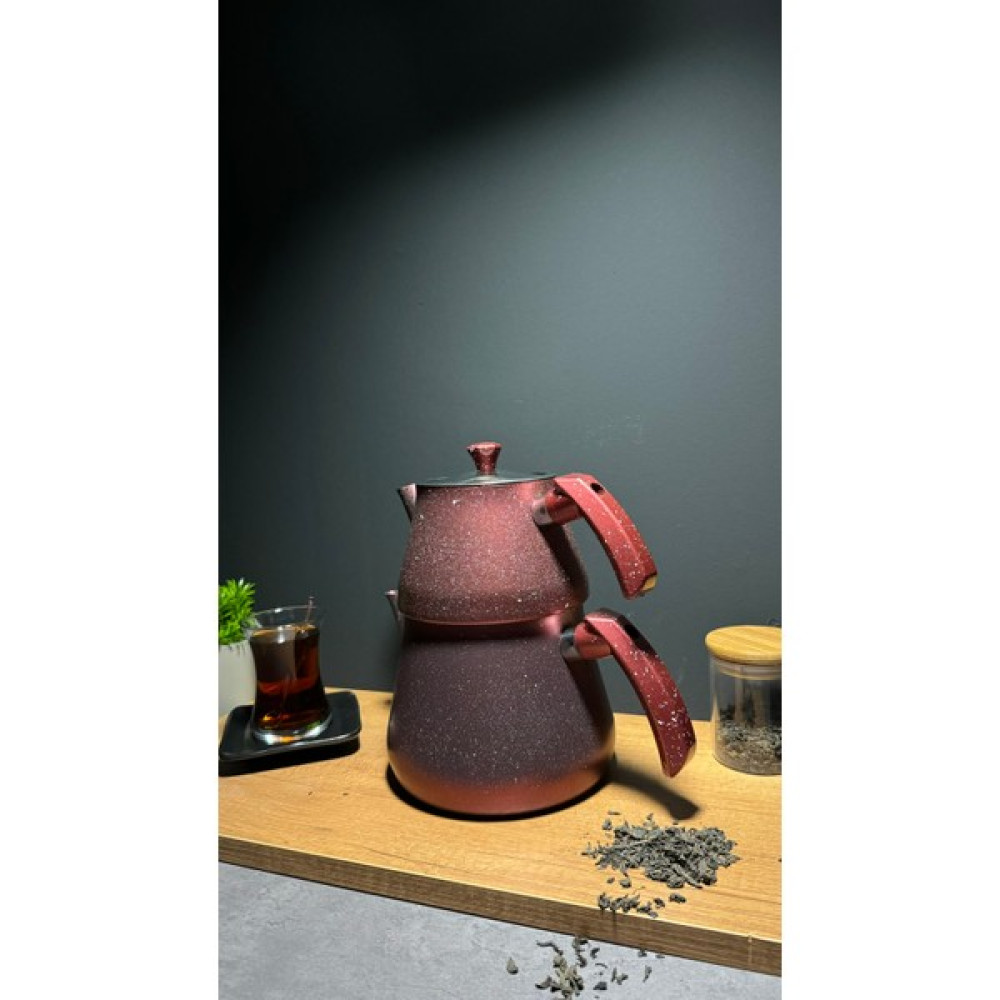 Bena Life Granit Çaydanlık Takımı Bakalit Kulplu Çay / Çaydanlık Setleri Fiyatı