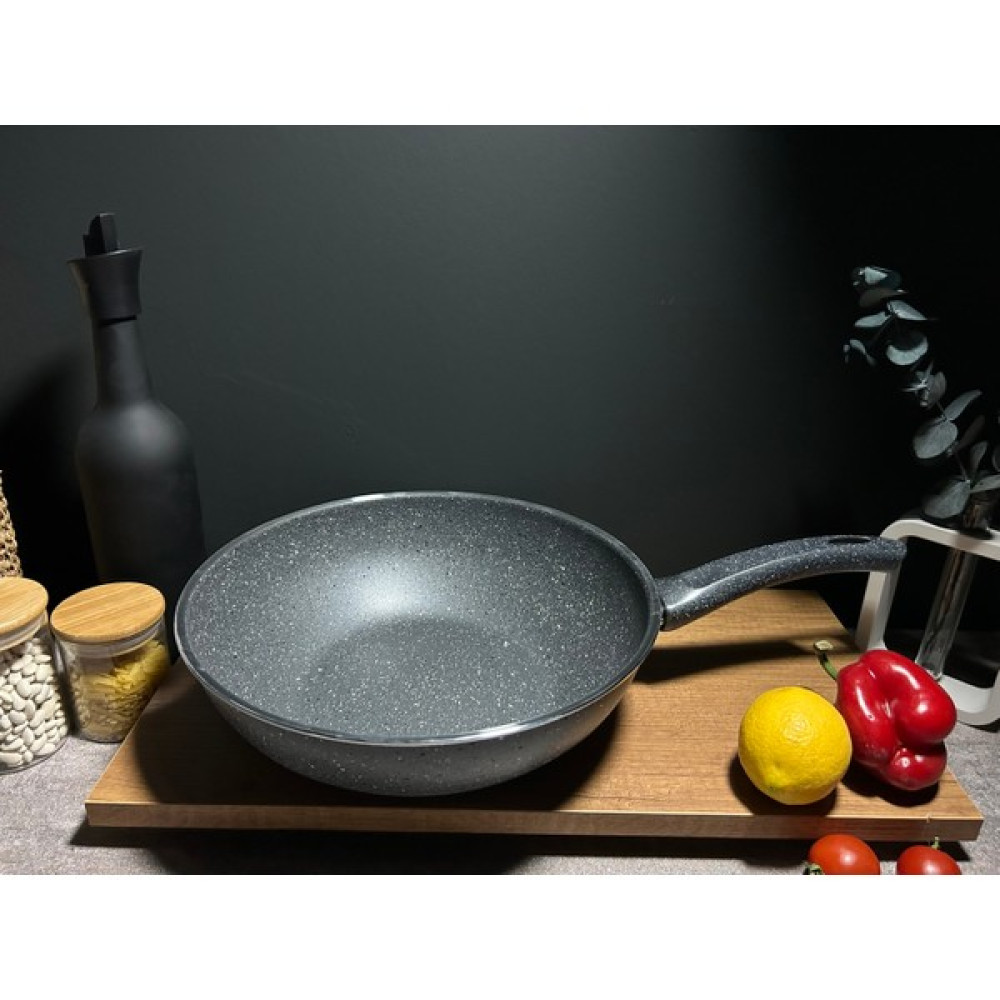 Bena Life Granit Wok Tava 28 cm - Gri Tavalar Fiyatı