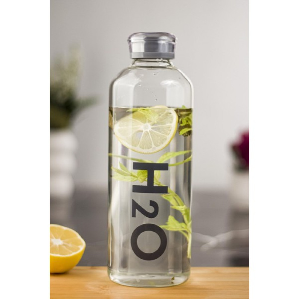 Bena Life H2O Borosilikat Cam Matara Vakum Kapaklı Su Şişesi Suluk Gri 1000 ml Sürahi Fiyatı