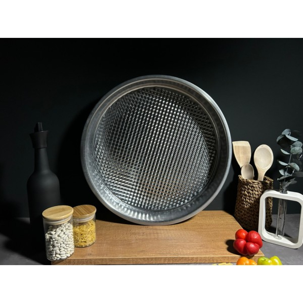 Bena Life Paslanmaz Çelik Çiğköfte Tepsisi 41CM - 41 cm Servis Tepsisi Fiyatı