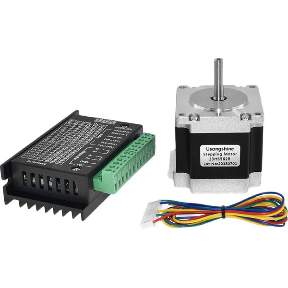 Benagee Nema 23 23HS5628 Step Motor 57 Motor 2.8A, TB6600 Step Motor Sürücüsü ile NEMA17 23 Cnc ve 3D Yazıcı Parça Parçaları (8.0 Mm) (Yurt Dışından) Bilgisayar Yedek Parça Fiyatı