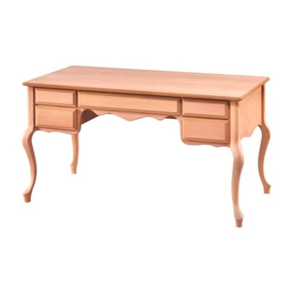 Bendegan 5 Çekmeceli Lükens Çalışma Masası - 140 x 69 x 75 cm - Ahşap Çalışma Masası Fiyatı