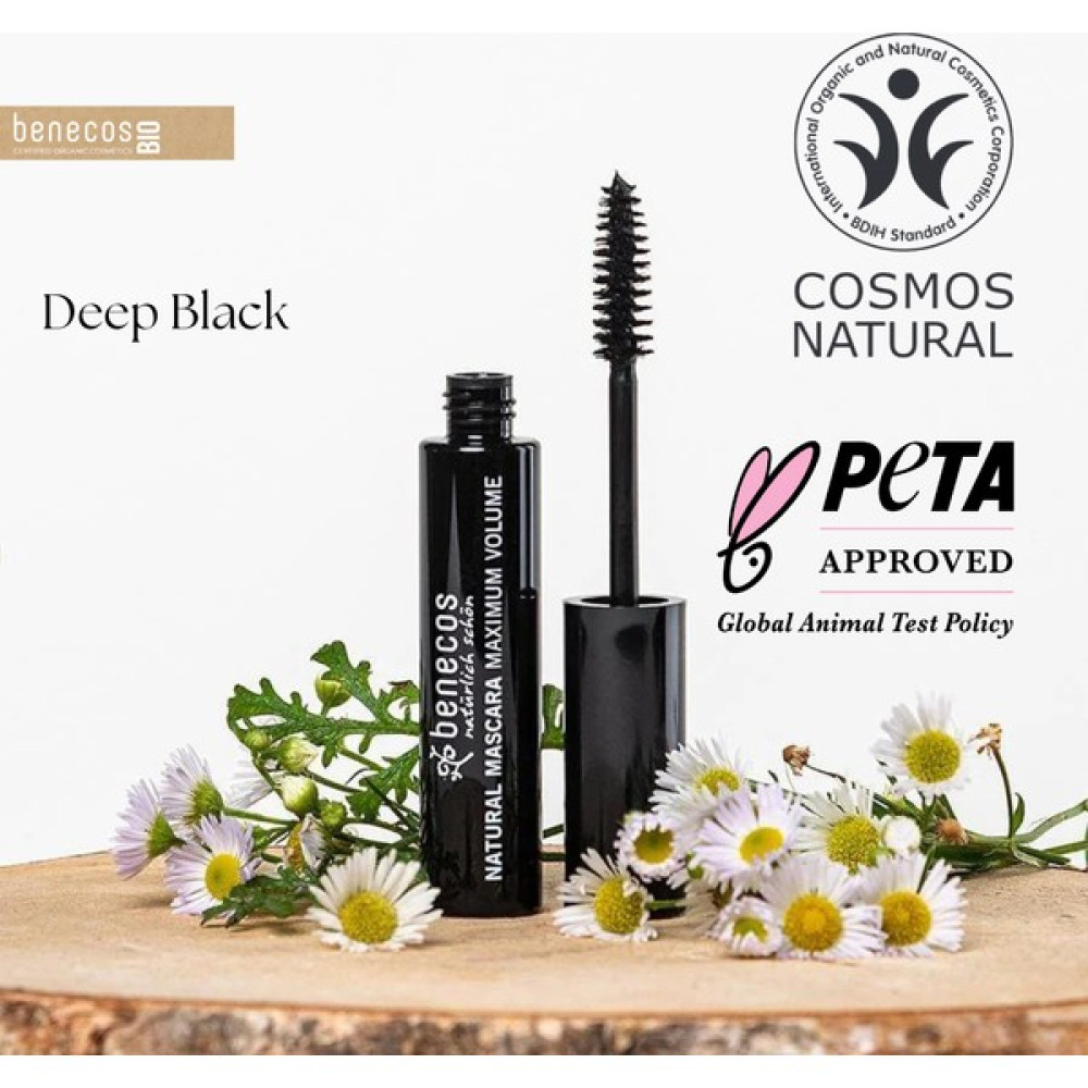 Benecos Doğal Maskara Maksimum Hacim - Black Rimeller / Maskaralar Fiyatı
