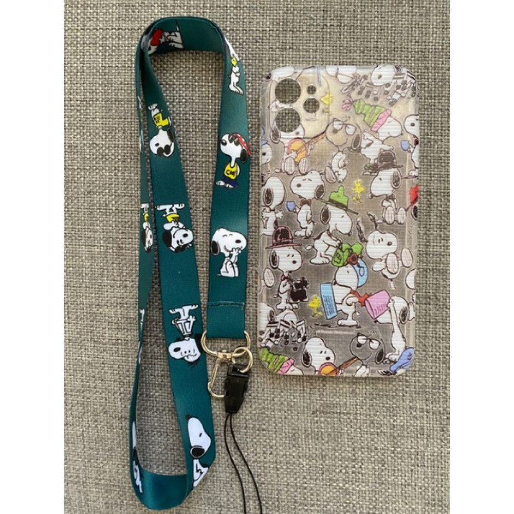 Benedetto Iphone 11 Snoopy Tasarım Telefon Boyun Askılı Set Özel Tasarım Kılıf Cep Telefonu Kılıfı Fiyatı