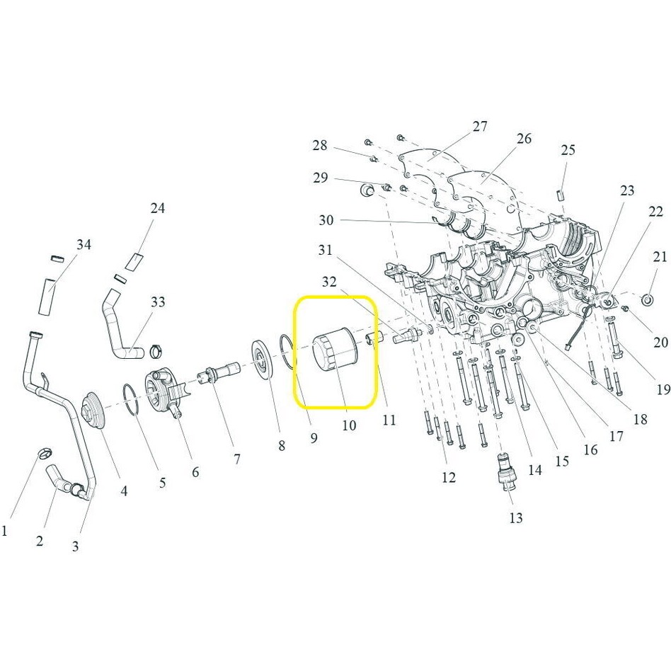 Benelli 502-C Yağ Filtresi Orjinal - Standart - Şeffaf Diğer Fiyatı