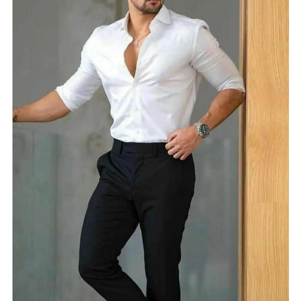 Benesse Slim Fit Dacron Beyaz Gömlek Erkek Gömlek Fiyatı