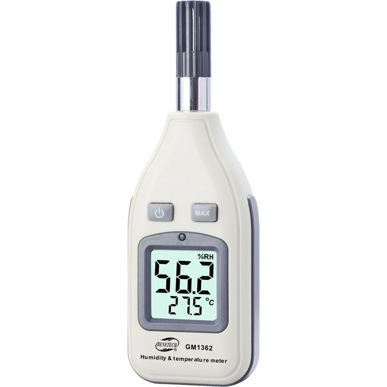 Benetech GM1362 Dijital Nem ve Sıcaklık Ölçer - Beyaz Diğer Fiyatı