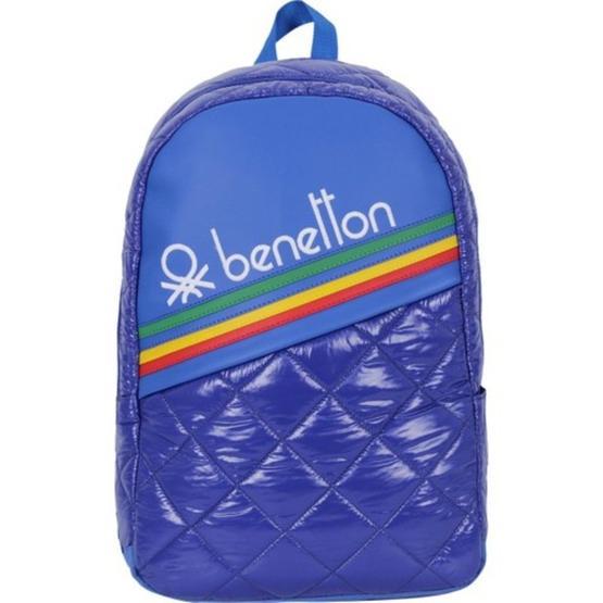 Benetton 70260 Kapitone İlkokul Çantası Mavi