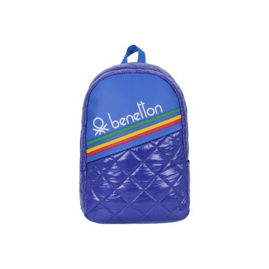 Benetton 70260 Kapitone İlkokul Çantası Mavi