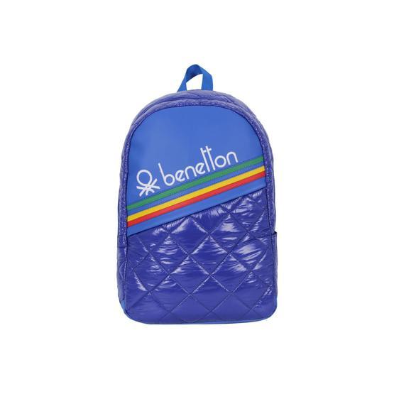 Benetton 70260 Kapitone İlkokul Çantası Mavi