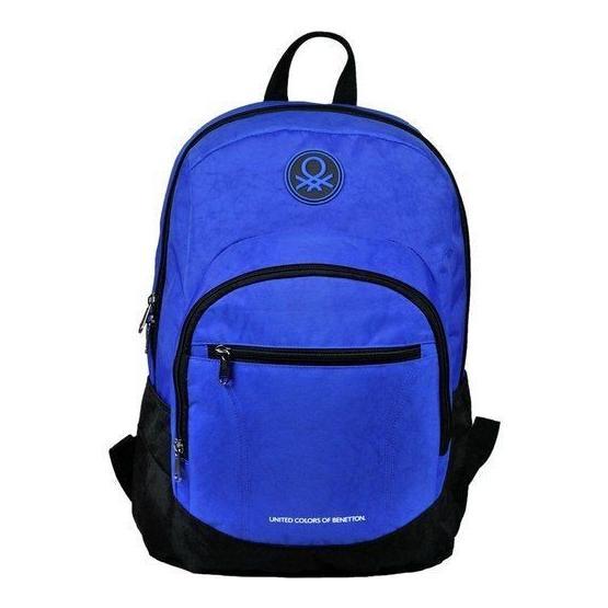 Benetton 96005 Unisex Lacivert Mavi Sırt Çantası