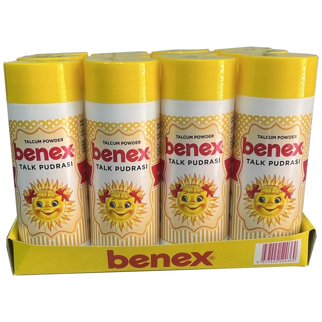 Benex Gül Kokulu Serpme Talk Pudrası 75 gr 12 Adet - 12'Lİ Diğer Fiyatı