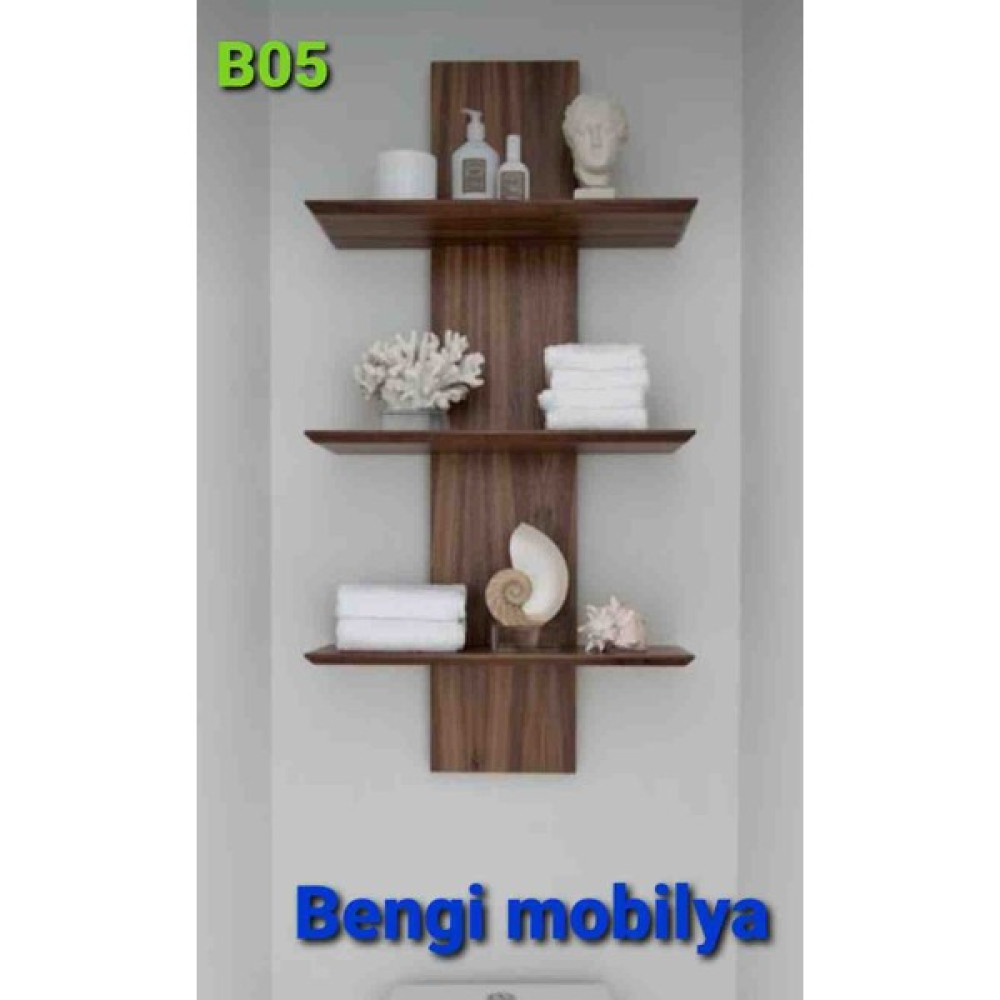 Bengi Mobilya B05 Klozet Üstü beyaz Raf Banyo Askılık Fiyatı