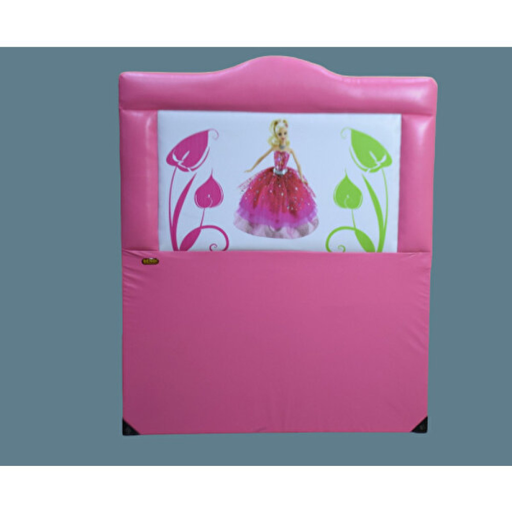 Bengi Ticaret Başlık Lüx 90 cm Suni Deri Baskı Barby Pembe Renk Kapitone Düz Kumaş El Yapım Baza Fiyatı