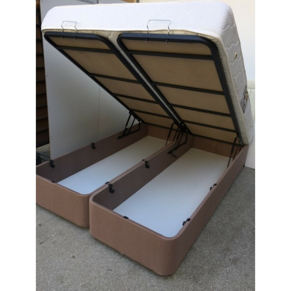 Bengi Ticaret Baza-Yatak-Başlık Standart Silin Kumaş Metal Çelik 150*200 Krem Renk Suni Deri Başlık El Yapım - 150 x 200 cm Baza Fiyatı