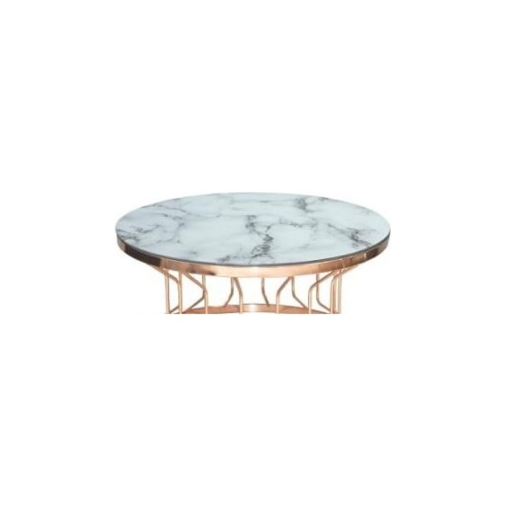 Bengi Ticaret Brc Bufalo Sehpa Orta Model Sarı 1009 Mermer Temper Cam Metal Çelik Gold Renk Kaplama El Yapım - gold beyaz Orta Sehpa Fiyatı