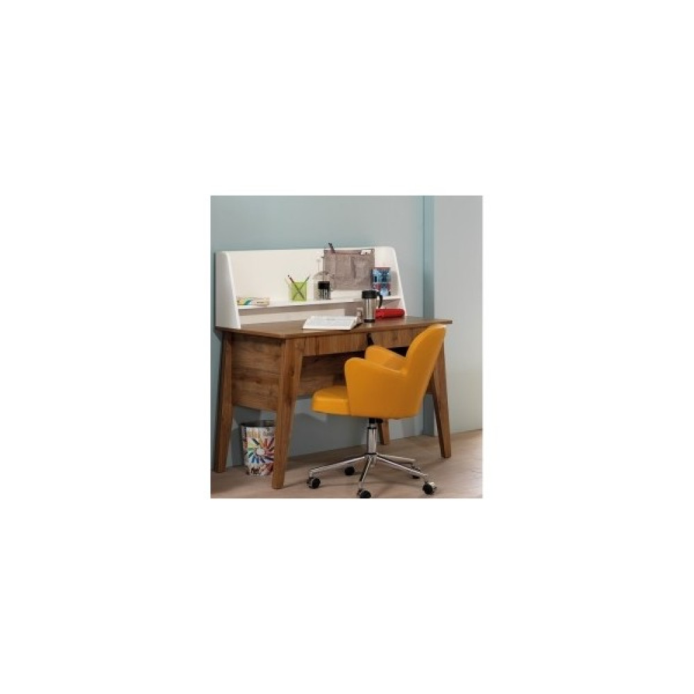 Bengi Ticaret Çalışma Masa Urlu Rodi Soho Amalf Model Koltuk Kalite Suntalem Demonte Ürün Itinalı Paket Kargo El Yapım - 120*60*118 - Ceviz - Beyaz Çalışma Masası Fiyatı