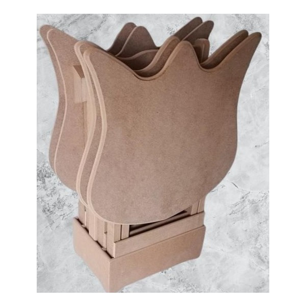 Bengi Ticaret Çanta St Zigon Sehpa Dörtlü Lale Model Ahşap Mdf Ham Cnc Kesim El Yapım Zigon Sehpa Fiyatı