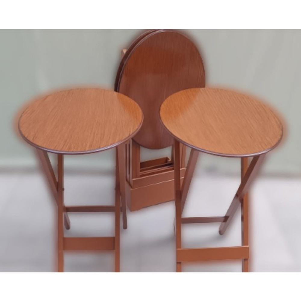 Bengi Ticaret Çanta Zigon Sehpa Oval Dörtlü Model Ahşap Mdf Parlak Ceviz Lake Kutu Sevk El Yapımı Zigon Sehpa Fiyatı