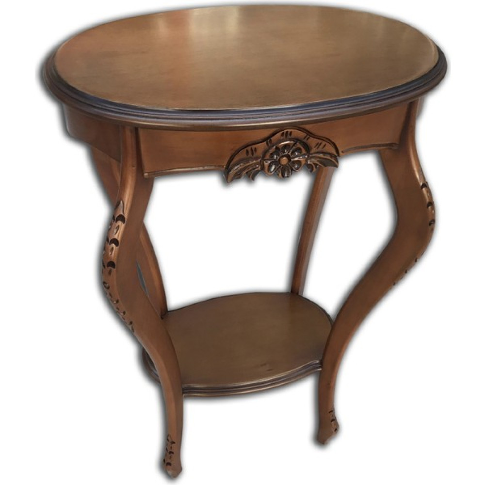 Bengi Ticaret Fiskos Çiçeklik Oyma Oval Model Ihlamur Ağacı Ayak Parlak Ceviz Mdf Tabla El Yapım - Ahşap Yan Sehpa Fiyatı