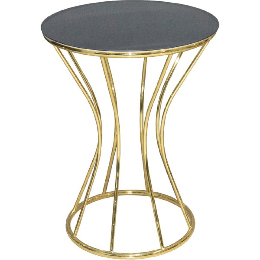 Bengi Ticaret Fiskos Kumsaat Brc Model Sehpa Model Düz Siyah Temper Cam Metal Çelik Gold Kaplama Itinalı El Yapım Yan Sehpa Fiyatı