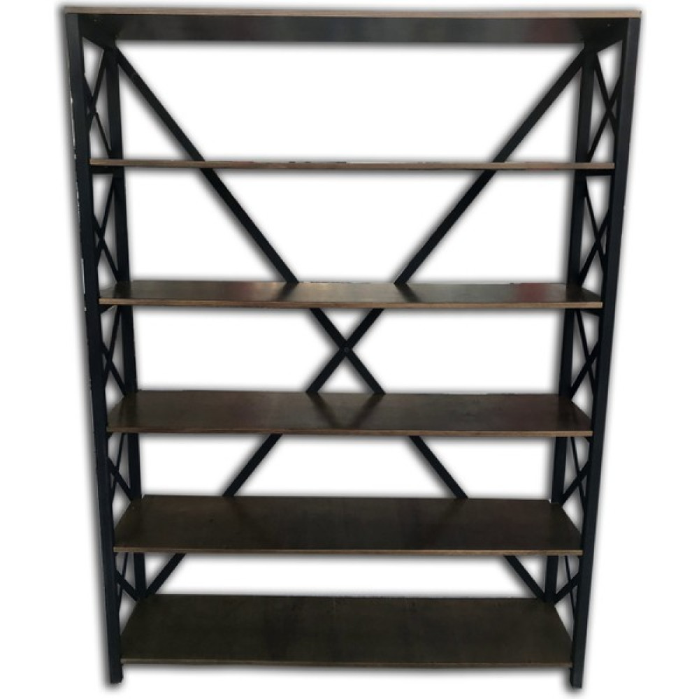 Bengi Ticaret Kitaplık Metal Çapraz Yan Model Mdf Torna Raf Parlak Siyah Lake Boya Demonte Kutuda Sevk El Yapım Kitaplık Fiyatı
