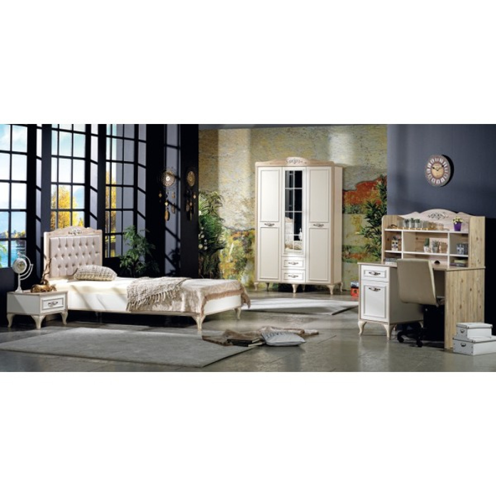 Bengi Ticaret Takım Urlu Country Inovasyon Yüksek Dolap Masa Komodin Karyola Koltuk Hard Suntalem Genç Odası Takımı / Seti Fiyatı