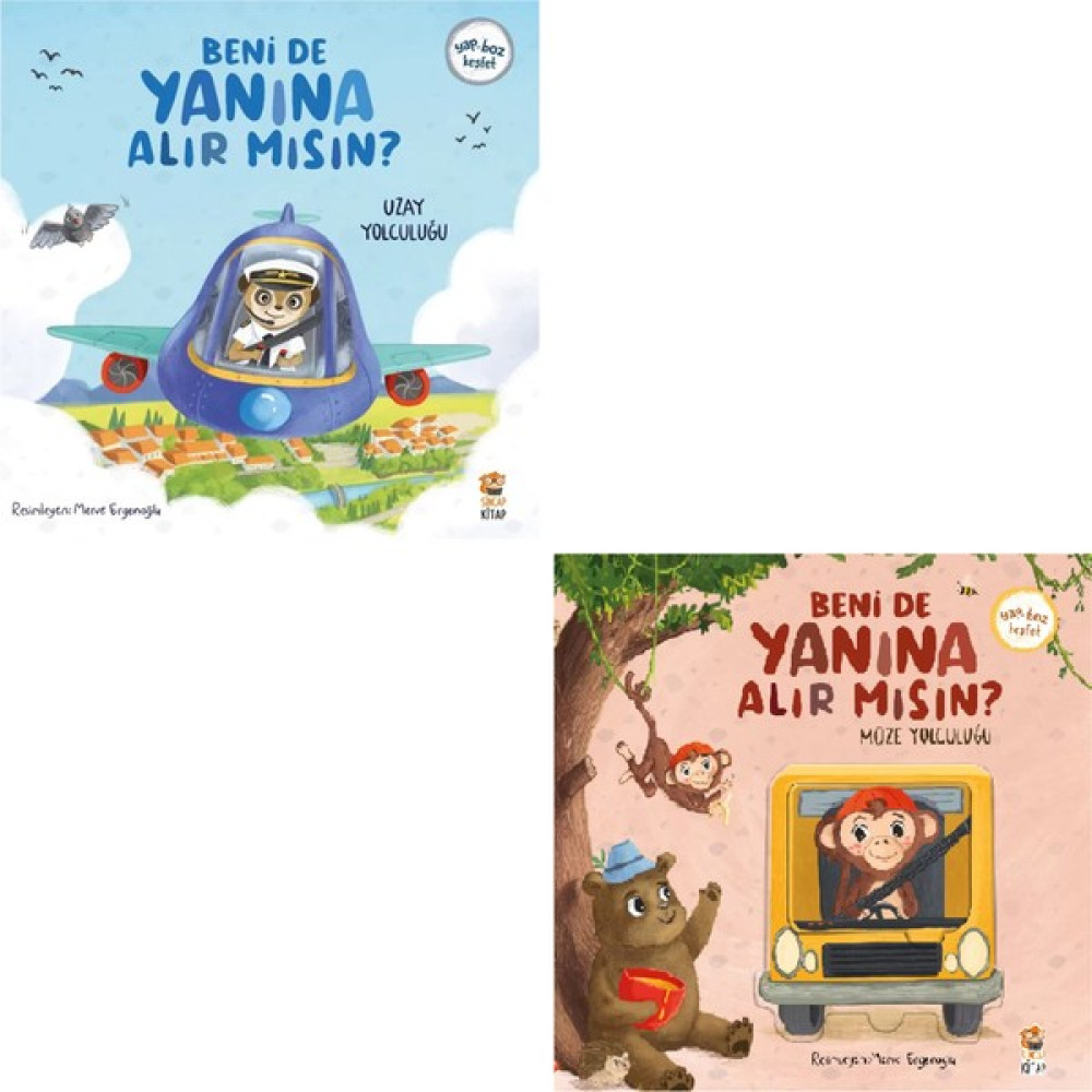 Beni de Yanına Alır mısın? - Uzay Yolculuğu - Müze Yolculuğu 2 Kitap Set Okul Öncesi Eğitici & Öğretici Kitaplar Fiyatı