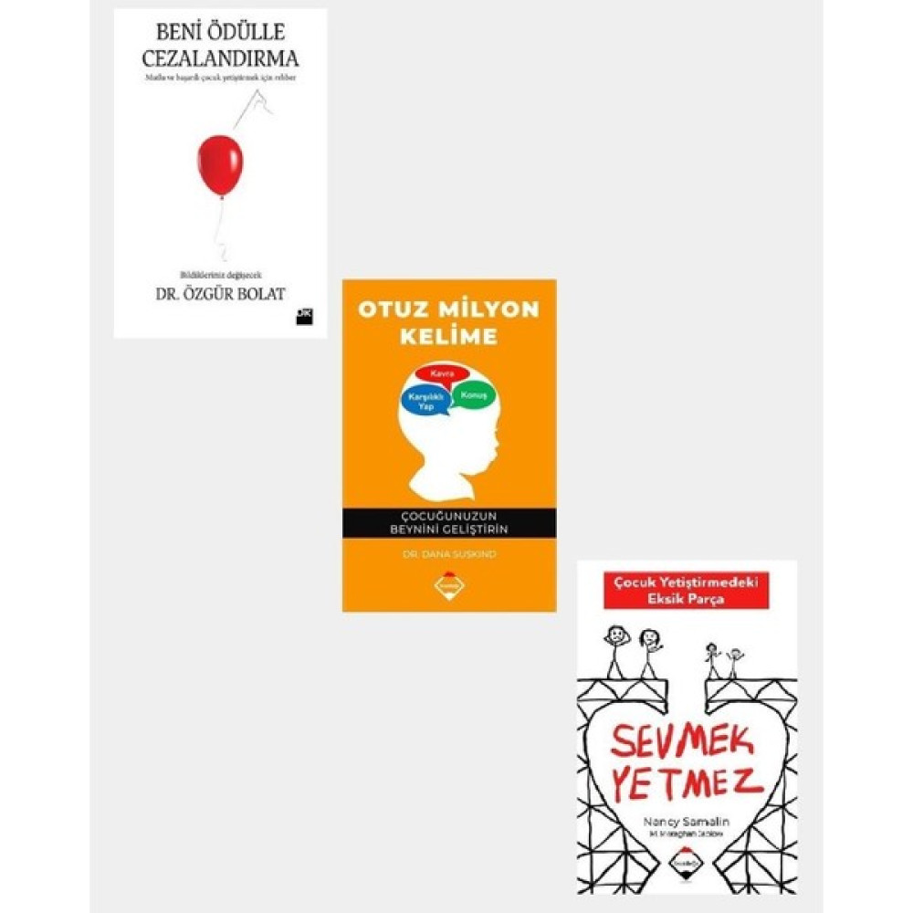 Beni Ödülle Cezalandırma + Otuz Milyon Kelime + Sevmek Yetmez 3 Kitap Edebiyat Fiyatı