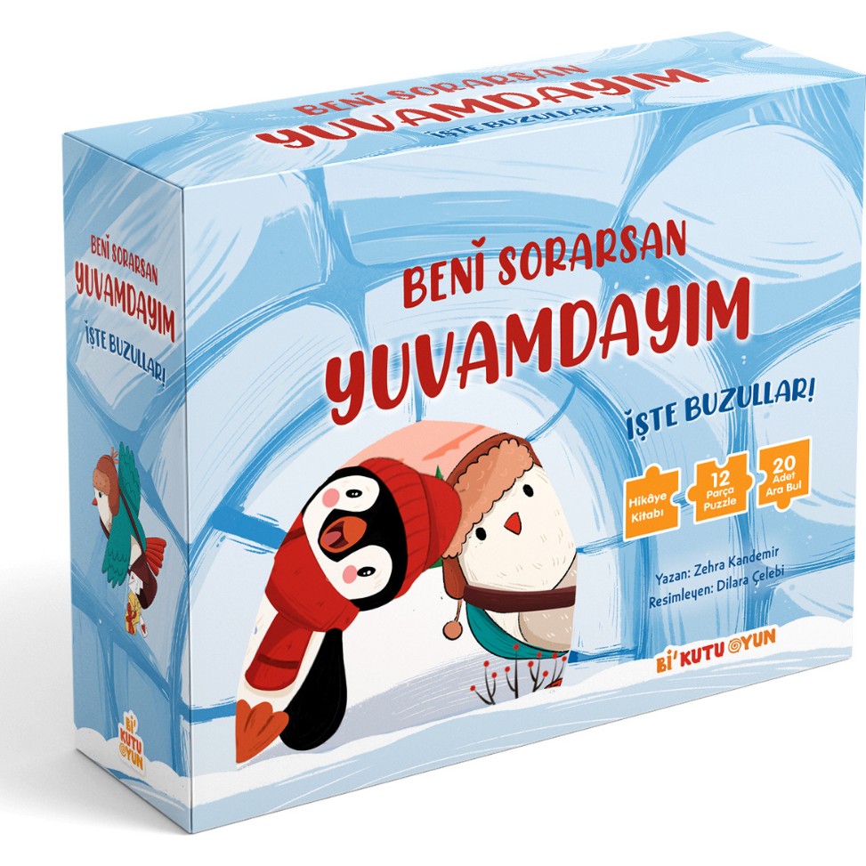 Beni Sorarsan Yuvamdayım - İşte Buzullar! - Kitap ve Oyun Seti - Zehra Kandemir Diğer Fiyatı
