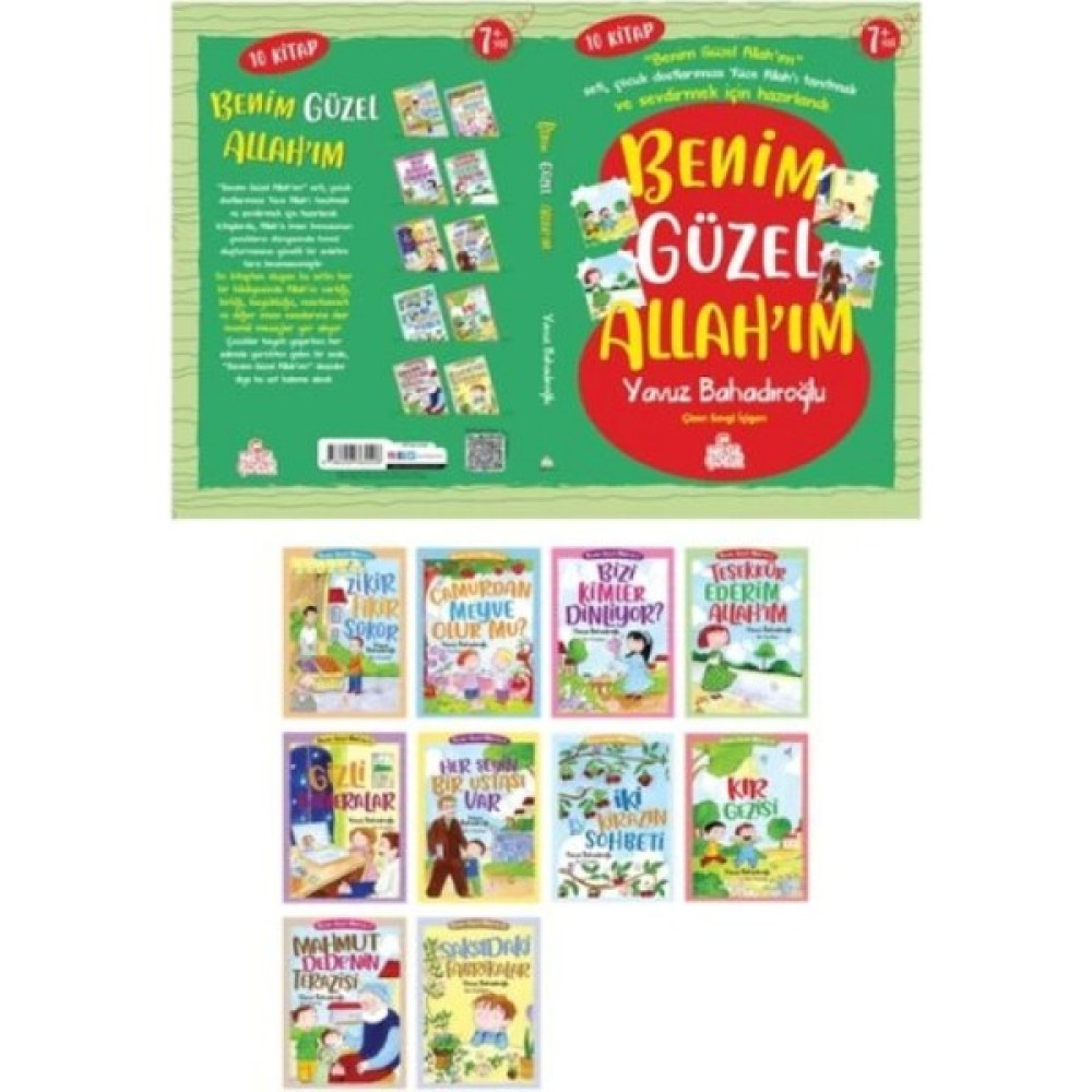 Benim Güzel Allah'ım - 10 Kitap Set - Yavuz Bahadıroğlu Çocuk Öykü Fiyatı