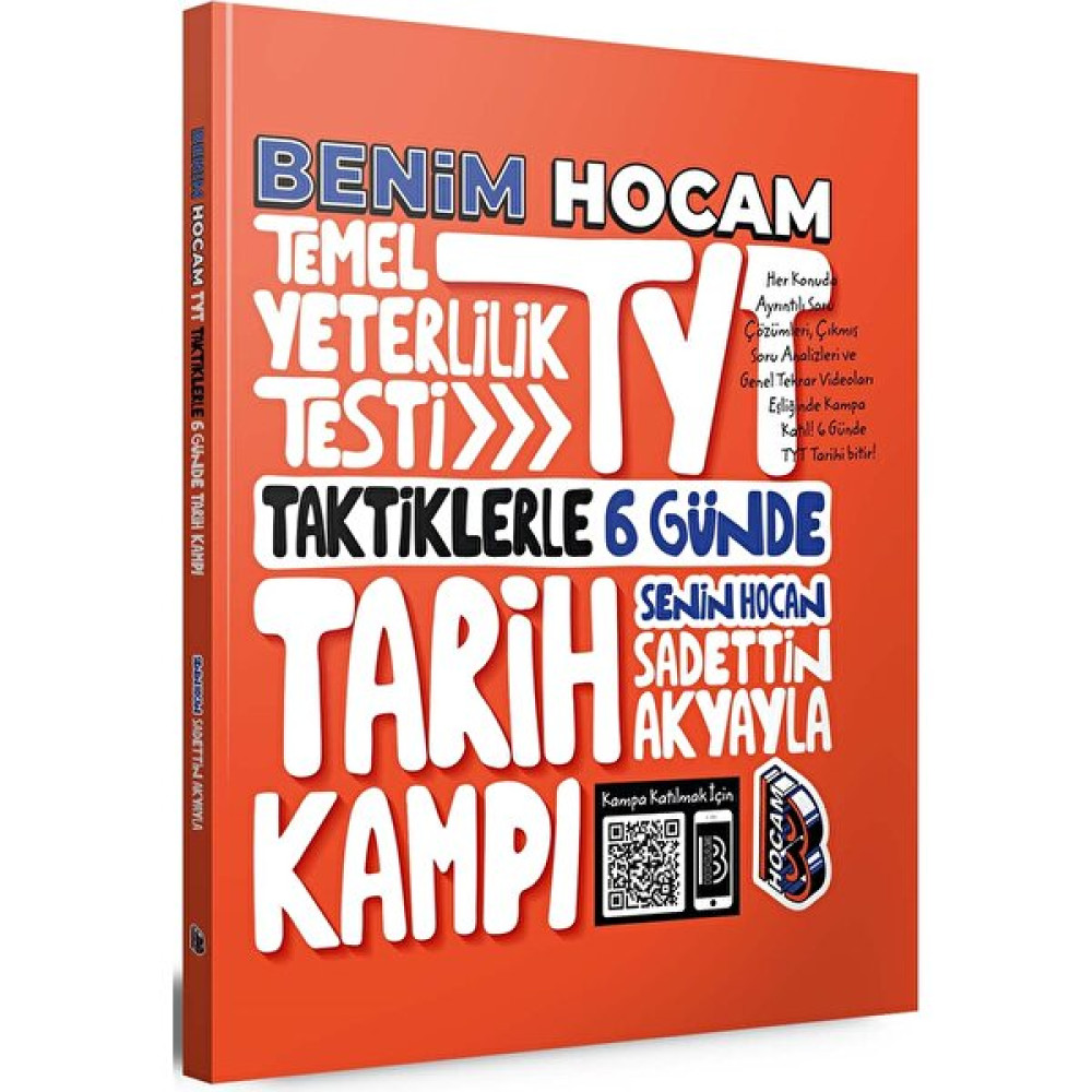 Benim Hocam 2023 TYT Taktiklerle 6 Günde Tarih Kampı Temel Yeterlilik Testi (TYT) Fiyatı