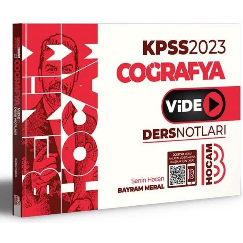 Benim Hocam KPSS 2023 Coğrafya Video Ders Notları - Bayram Meral Kaynak Kitapları Fiyatı