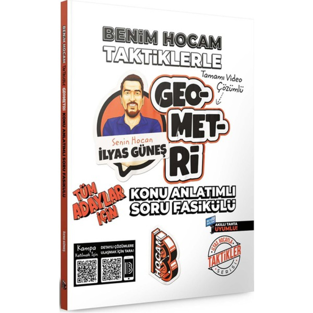 Benim Hocam Tüm Adaylar İçin Taktiklerle Geometri Konu Anlatımlı Soru Fasikülü - İlyaş Güneş Temel Yeterlilik Testi (TYT) Fiyatı