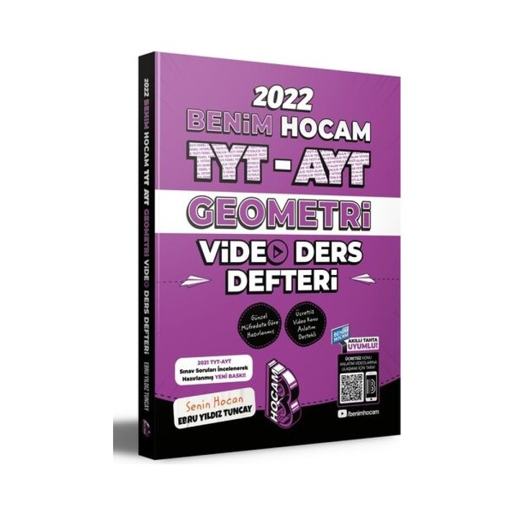 Benim Hocam TYT - AYT 2022 Geometri Video Ders Defteri - Ebru Tuncay Matematik Fiyatı