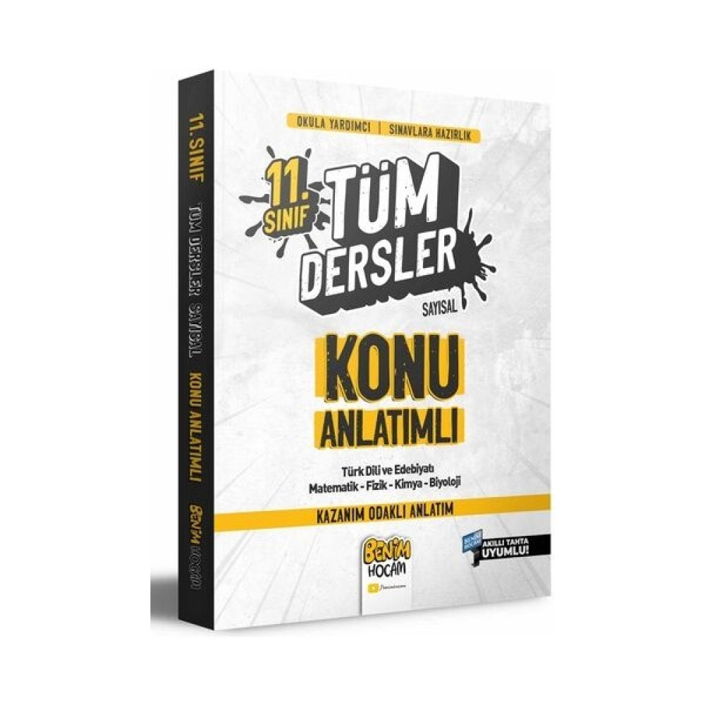 Benim Hocam Yayınları 11. Sınıf Sayısal Tüm Dersler Konu Anlatımı Tüm Dersler Fiyatı