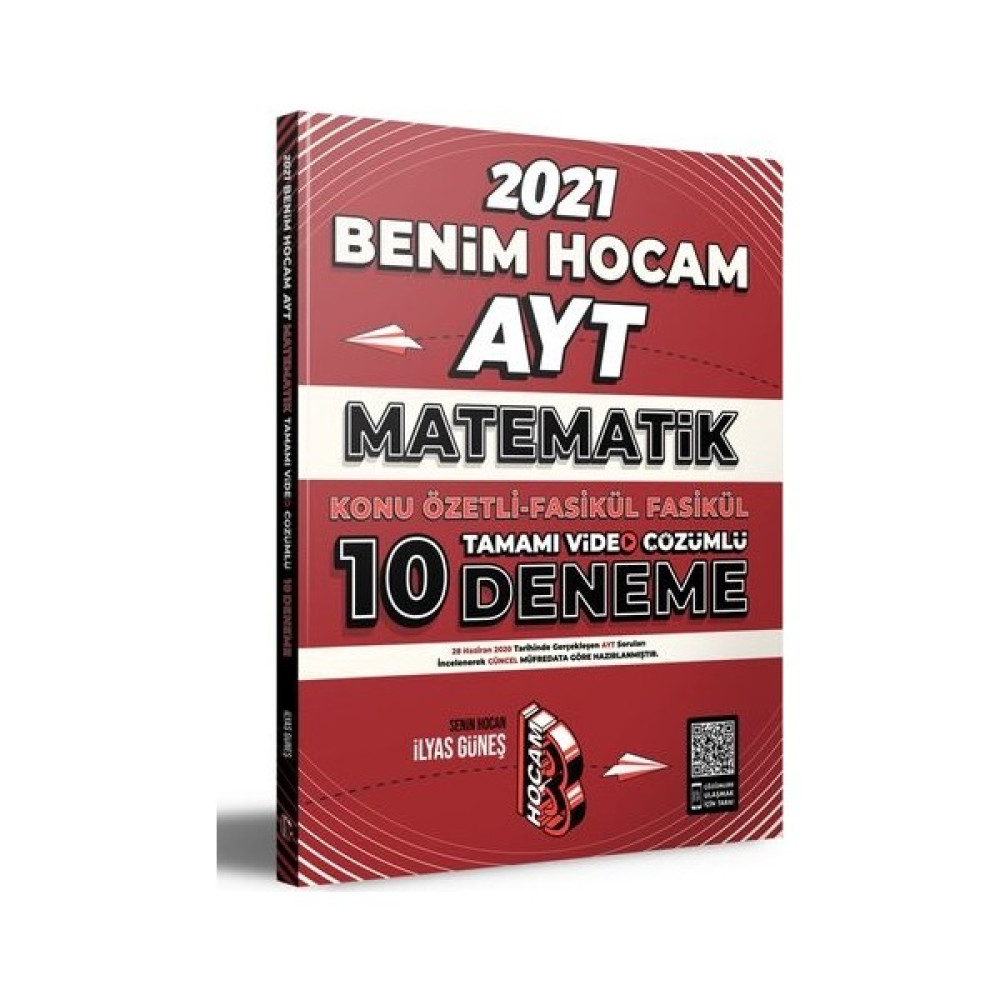 Benim Hocam Yayınları 2021 AYT Matematik Konu Özetli Fasikül Fasikül Tamamı Video Çözümlü 10 Deneme Sınavı - İlyas Güneş Matematik Fiyatı