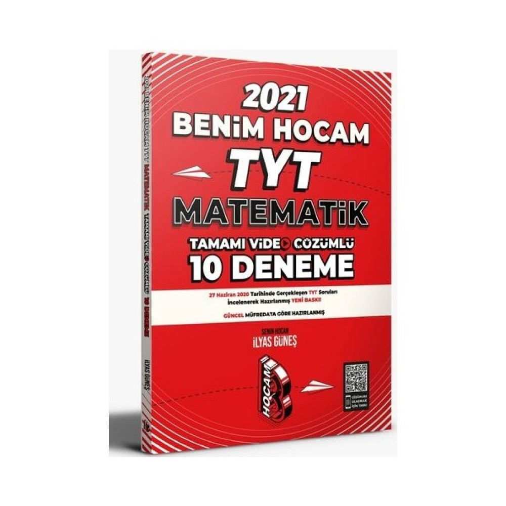 Benim Hocam Yayınları 2021 Tyt Matematik Tamamı Video Çözümlü 10 Deneme Sınavı - İlyas Güneş Matematik Fiyatı
