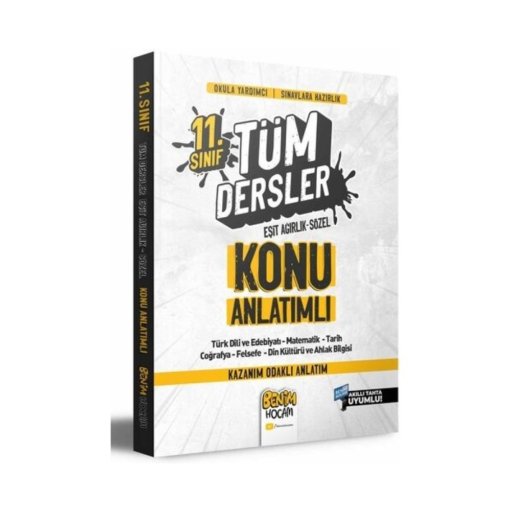 Benim Hocam Yayınları 2022 11. Sınıf Eşit Ağırlık - Sözel Tüm Dersler Konu Anlatımı Matematik Fiyatı