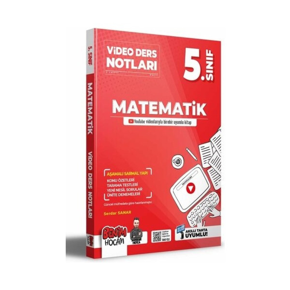 Benim Hocam Yayınları 2022 5.sınıf Matematik Video Ders Notları (Konu Anlatımı) Matematik Fiyatı